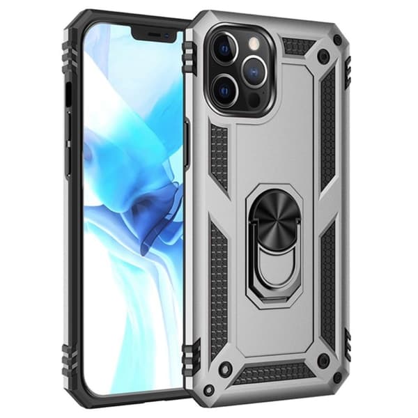 Bofink Combat iPhone 12 Pro Max cover - Sølv/Grå Silver grey