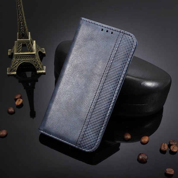 Bofink Vintage Xiaomi Redmi 9C leather case - Blue Blue