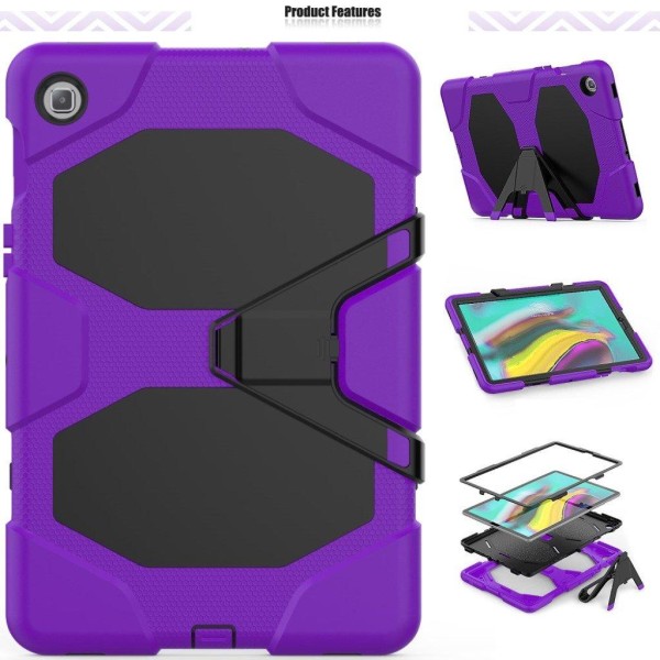 Samsung Galaxy Tab S5e shockproof silicone hybrid case - Purple Purple