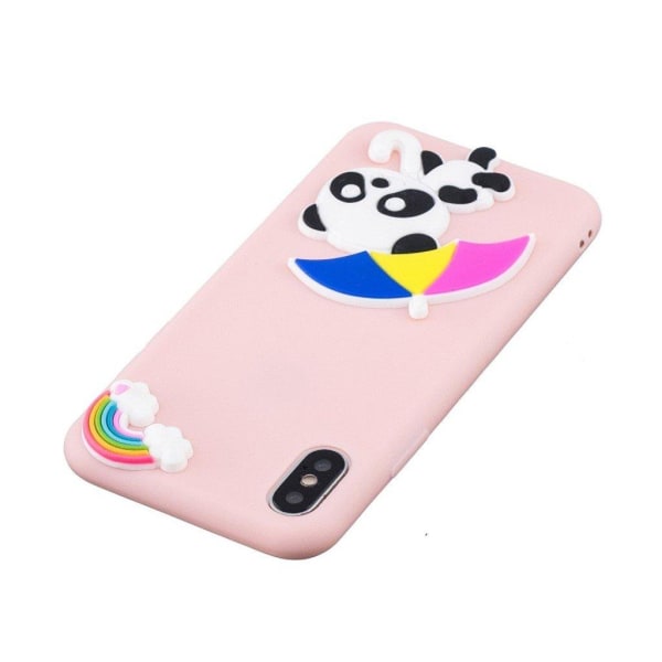 iPhone 9 Plus 3D Sarjakuva Kuviollinen Pehmeä Muovinen Takasuoja Multicolor