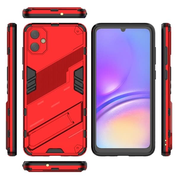Stødsikkert moderne Samsung Galaxy A05 hybridcover - Rød Red