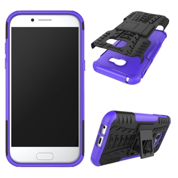 Samsung Galaxy A5 (2017) hybridcover med kickstand - Lilla Purple
