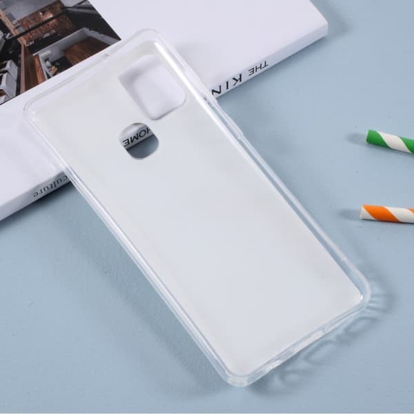Marble Samsung Galaxy A21s Etui - Hvit White