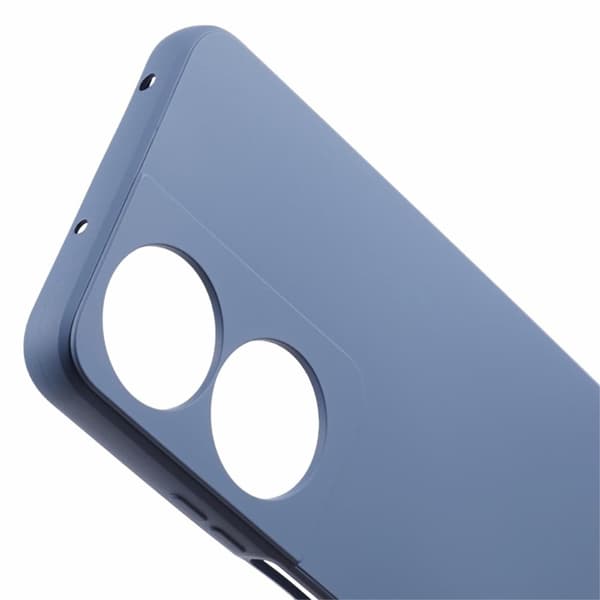 Mikrofiberforet blødt gummi Honor X7b / Honor Play 50 Plus cover - Lavendelgrå Silver grey