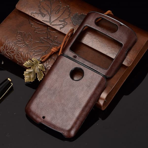 Prestige Etui Motorola Razer 5g - Brun Brown