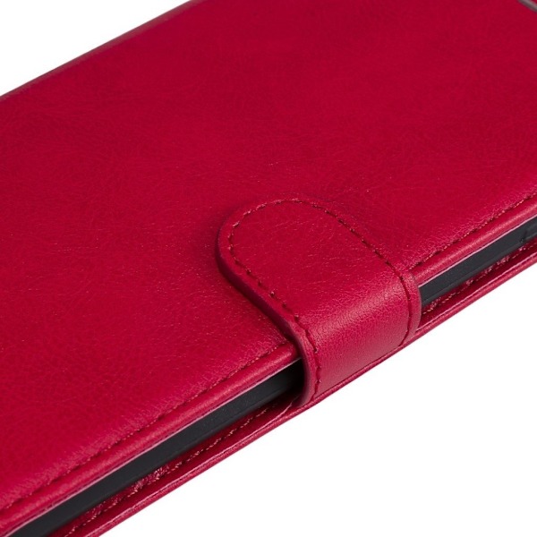 iPhone 9 Plus beskyttende cover af syntetisk skind - Rød Red