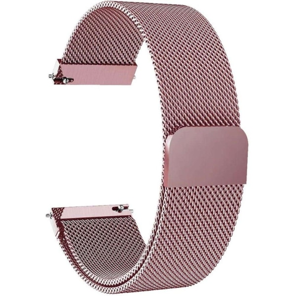 Garmin Vivomove Style milanesisk urrem i rustfrit stål - Lyserød Pink
