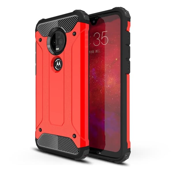 Armor Guard Motorola Moto G7 Plus deksel - Rød Red