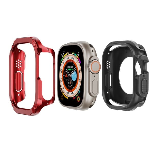 Apple Watch Series 8 (41mm) suojakehys - Punainen Red