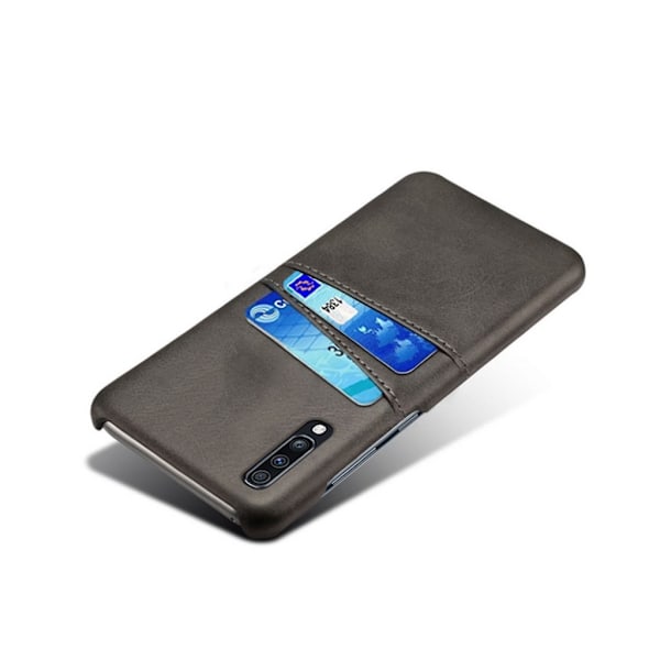 Samsung Galaxy A70 skal med korthållare - Svart Svart