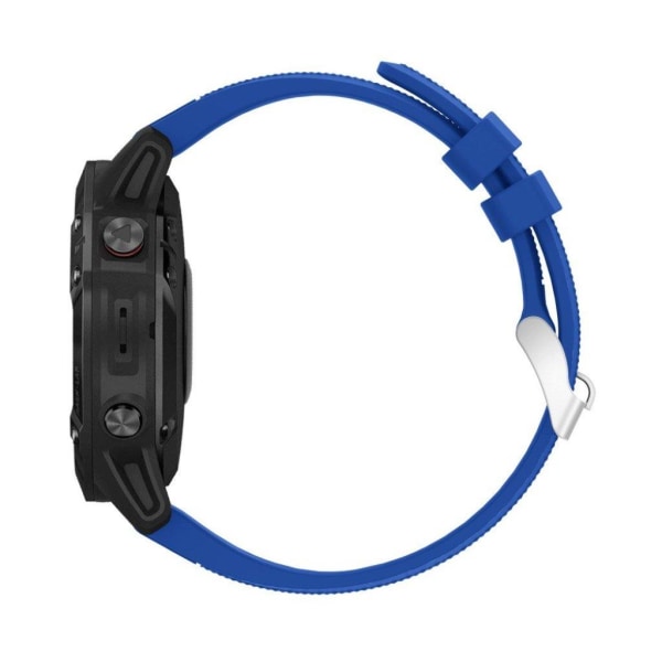 Garmin Fenix 6 tyylikäs silikoninen ranneke - Sininen Blue