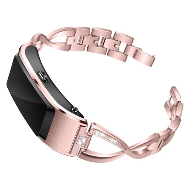18mm Huawei TalkBand B5 D-Shape stainless steel watch band - Pin Rosa