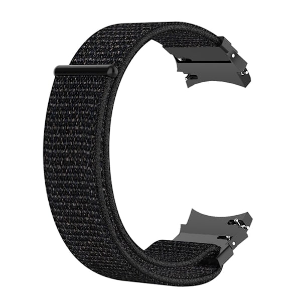 Samsung Galaxy Watch 5 (44mm) / (40mm) / 4 (44mm) / (40mm) nylon urrem - Sort Black