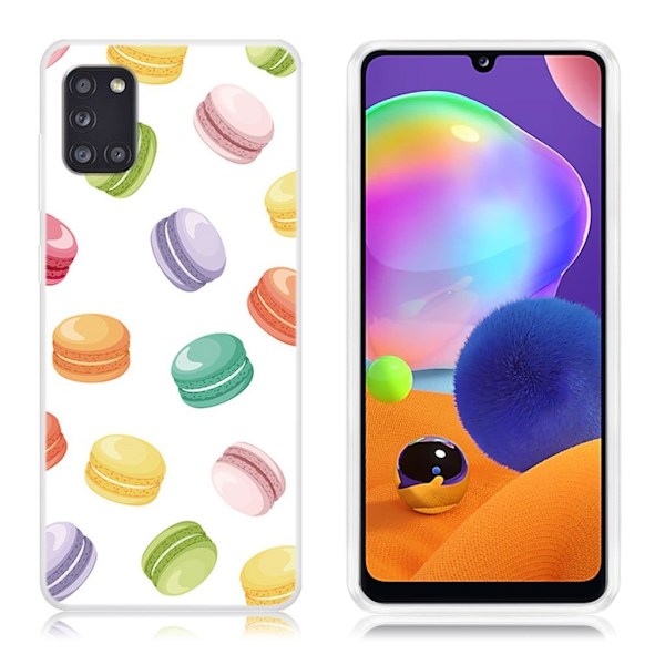 Deco Samsung Galaxy A31 Etui - Macarons Multicolor