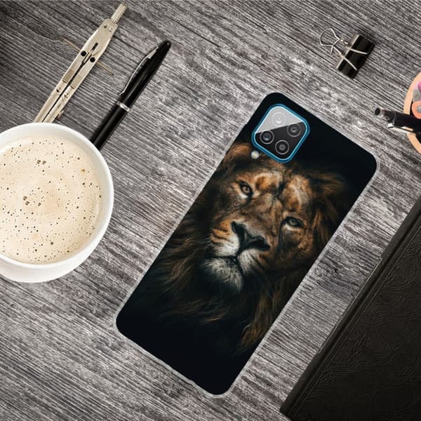 Deco Samsung Galaxy A12 5G skal - Lejon Brun