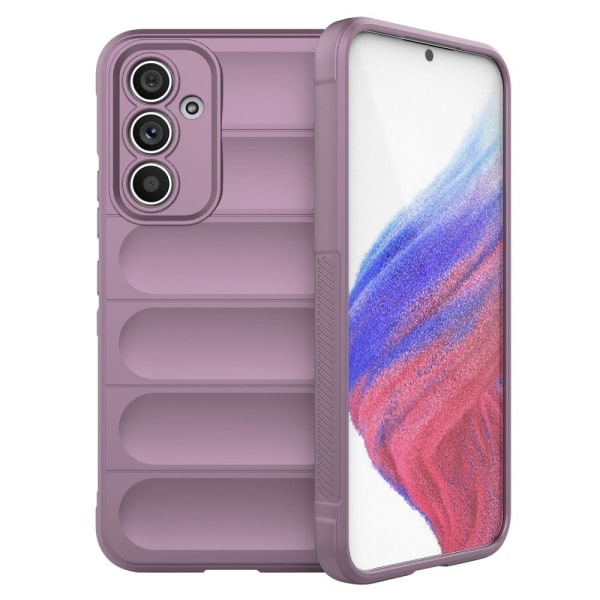 Blødt grebsformet cover til Samsung Galaxy A54 - Lilla Purple