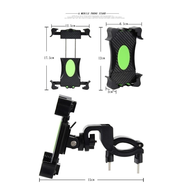 Universal cykel cykel cykelstyr Black