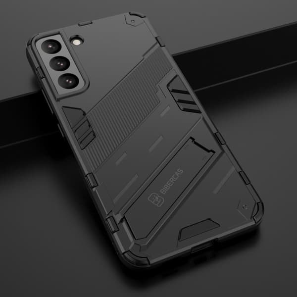 Stødsikkert hybridcover til Samsung Galaxy S22 Plus - Sort Black