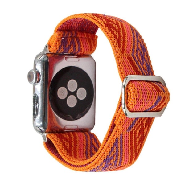 Apple Watch Series 6 / 5 44mm woven style pattern watch band - O Orange