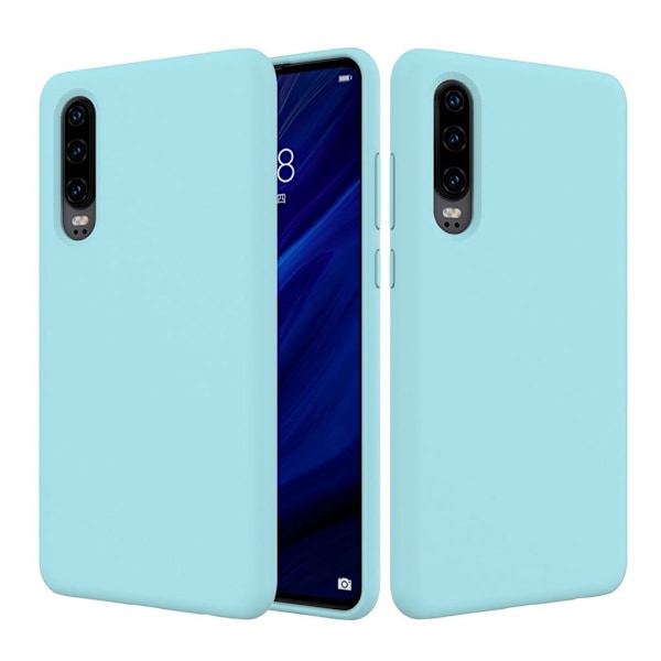 Huawei P30 enkelt silikonskal - Turkos Grön