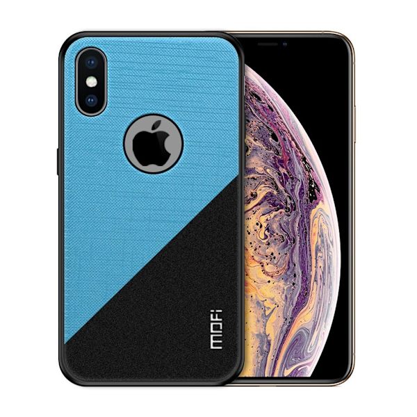 MOFI iPhone XS bright shield hybrid etui - Blå Blue