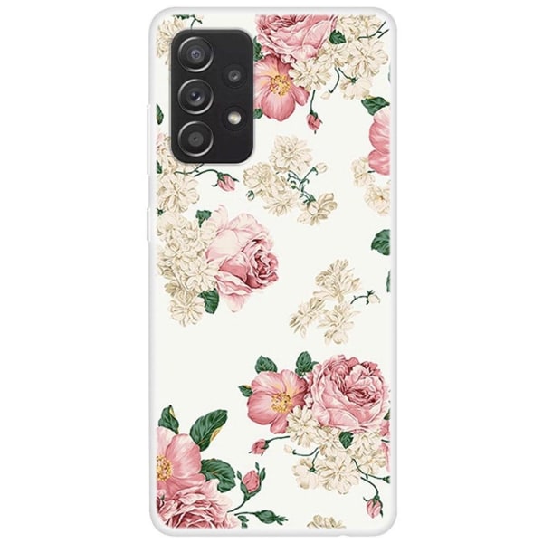 Deco Samsung Galaxy A53 5G skal - Blomma Vit