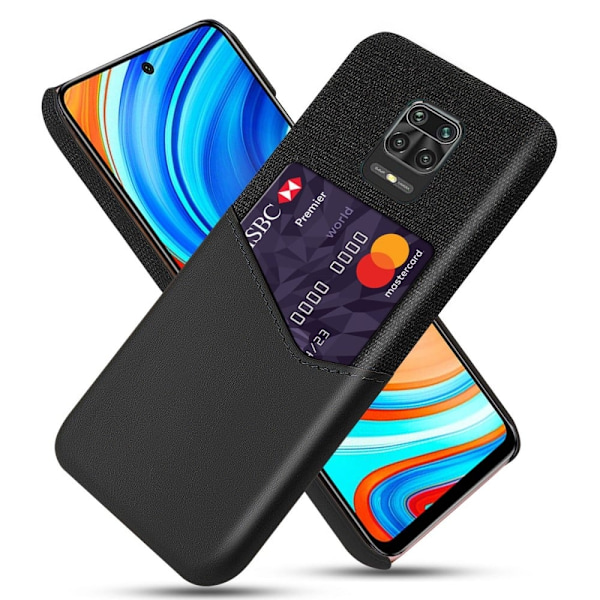 Bofink Xiaomi Redmi Note 9 Pro Max / 9 Pro / 9s Kort Cover - Sort Black