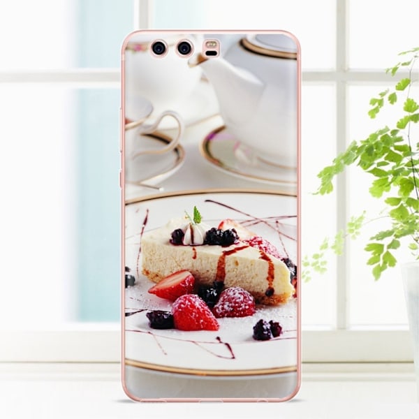 Huawei P10 Lite Ultra cool og robust cover - Frugt kage Multicolor