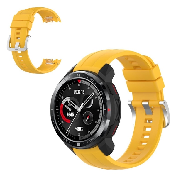 Honor Watch GS Pro silikoneurrem - Gul Yellow
