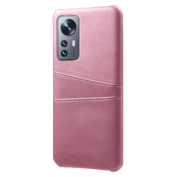 Dual Card Etui Xiaomi 12 / 12x - Rødguld Pink