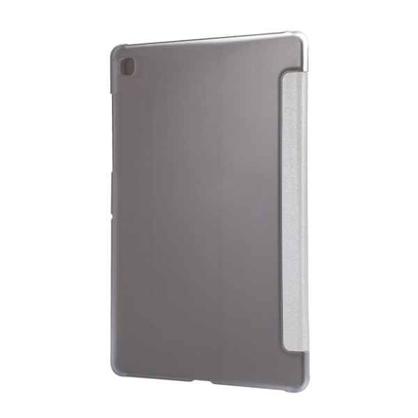 Samsung Galaxy Tab A7 10.4 (2020) silk tri-fold læder flip etui - hvid White
