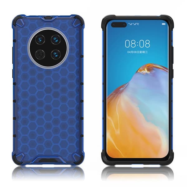 Bofink Honeycomb Huawei Mate 40 Etui - Blå Blue