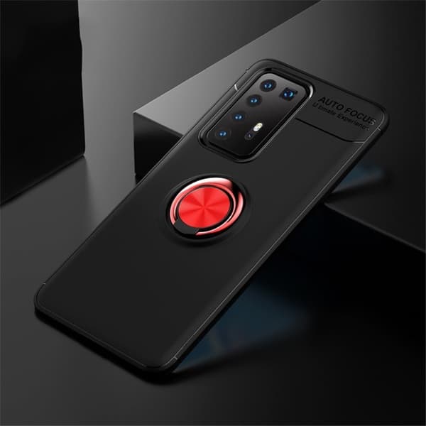 Ringo Cover - Huawei P40 Pro Plus - Sort / Rød Black