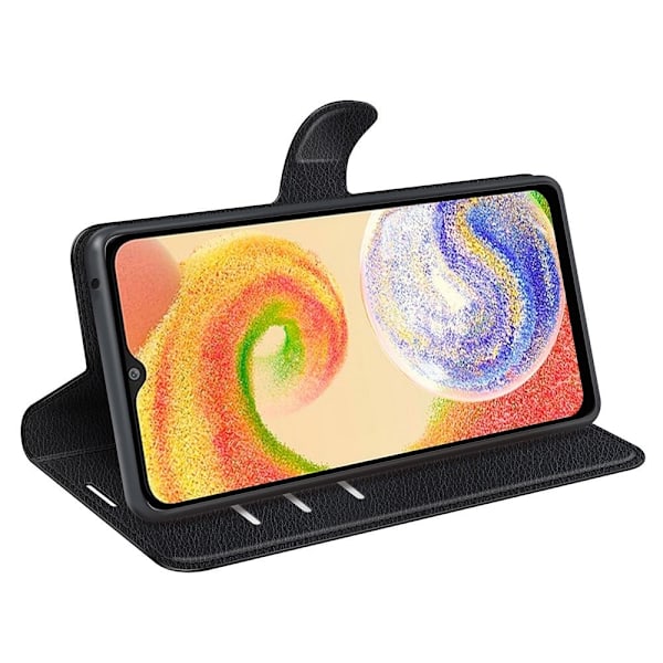 Classic Samsung Galaxy A04 Läppäkotelo - Musta Black