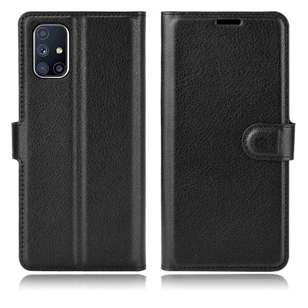 Classic Samsung Galaxy M51 flip etui - sort Black