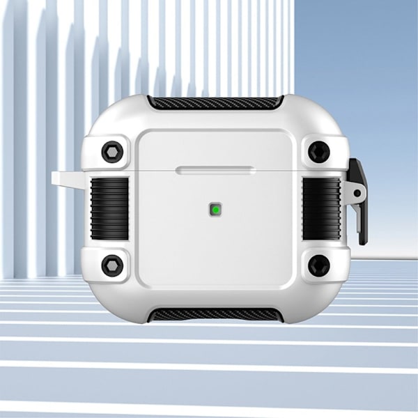 AirPods Pro 2 skyddsfodral med spänne - Vit Vit