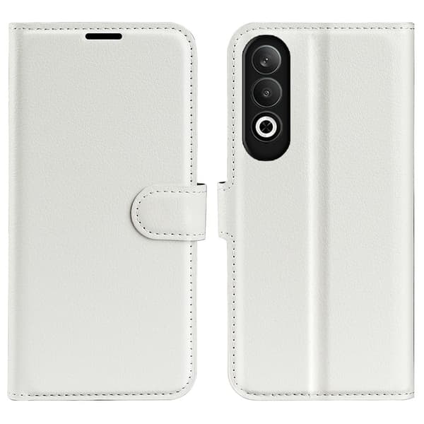Classic OnePlus Nord CE4 / Oppo K12 fodral - Vit Vit