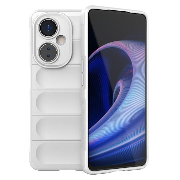 Blødt grebsformet cover til OnePlus Nord CE 3 Lite - Hvid White