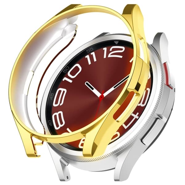 Samsung Galaxy Watch Electroplated TPU Smart Watch Frame Case - Guld Gold