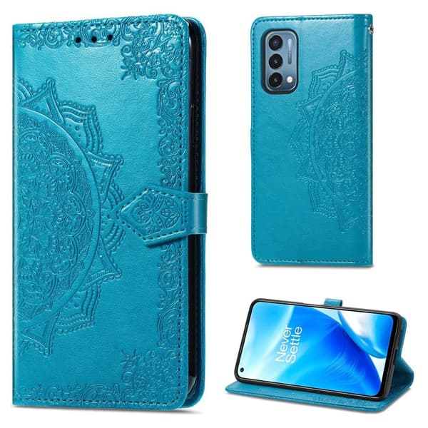 Mandala OnePlus Nord N200 5G etui i lær - Blå Blue