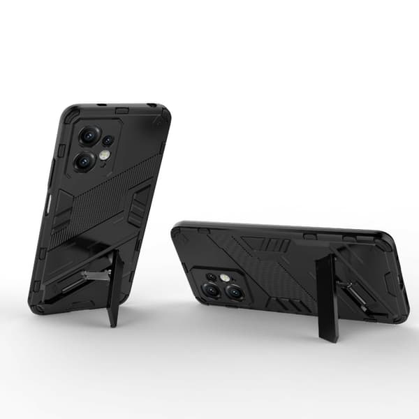 Stødsikker Hybrid Cover med A Moderne Touch til Xiaomi Redmi Note 12 - Sort Black