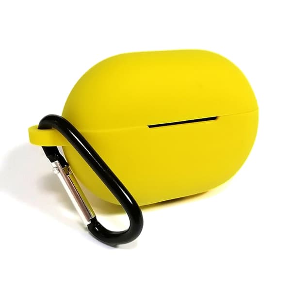 Huawei FreeBuds Pro 2 simpelt silikoneetui med spænde - Gul Yellow