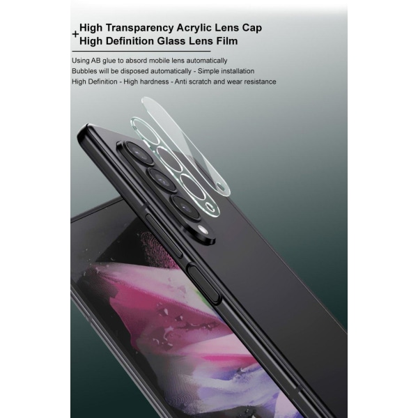 IMAK Glass Camera Protector med Acrylic Lens Cap til Samsung Gal Transparent
