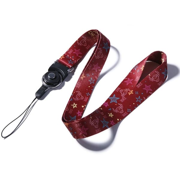 Cool avtagbar rem med tecknad konstellation - Taurus Röd