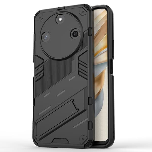 Støtsikkert hybriddeksel med et moderne preg for Honor X60 - Svart Black