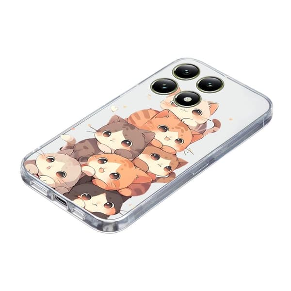 Vibe Xiaomi 14T -kansi - Useita Kissanpentuja Brown