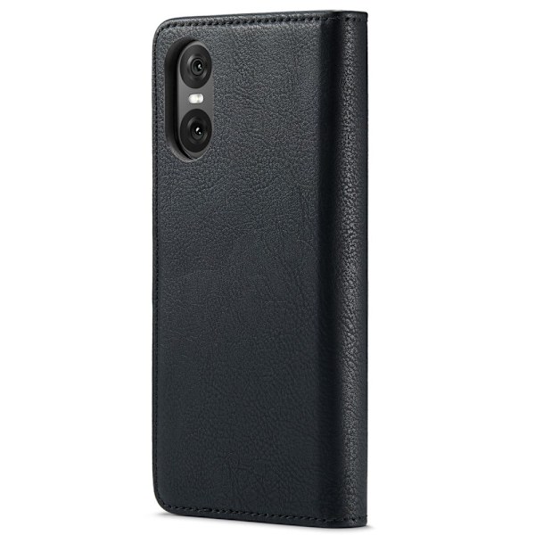 DG.MING Sony Xperia 10 VI 2-i-1 etui med pung - Sort Black