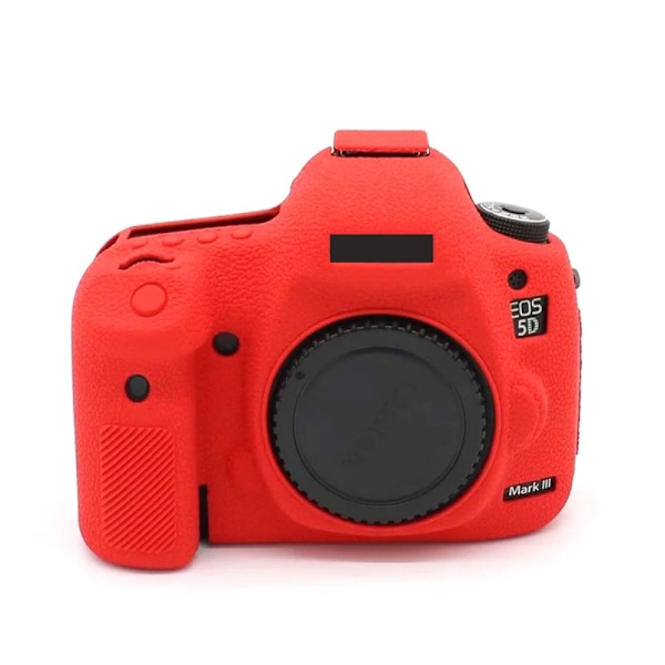 Canon EOS 5D Mark III / 5DS / 5DRS silikoneovertræk - Rød Red