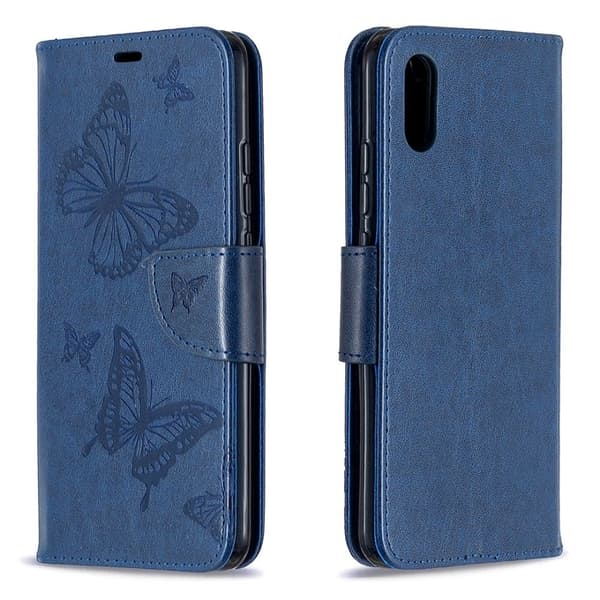 Butterfly Xiaomi Redmi 9A Flippetui - Mørkeblå Blue