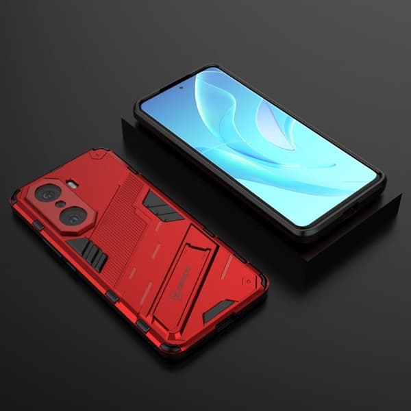 Stöttåligt Honor 60 Pro hybridskal - Röd Röd